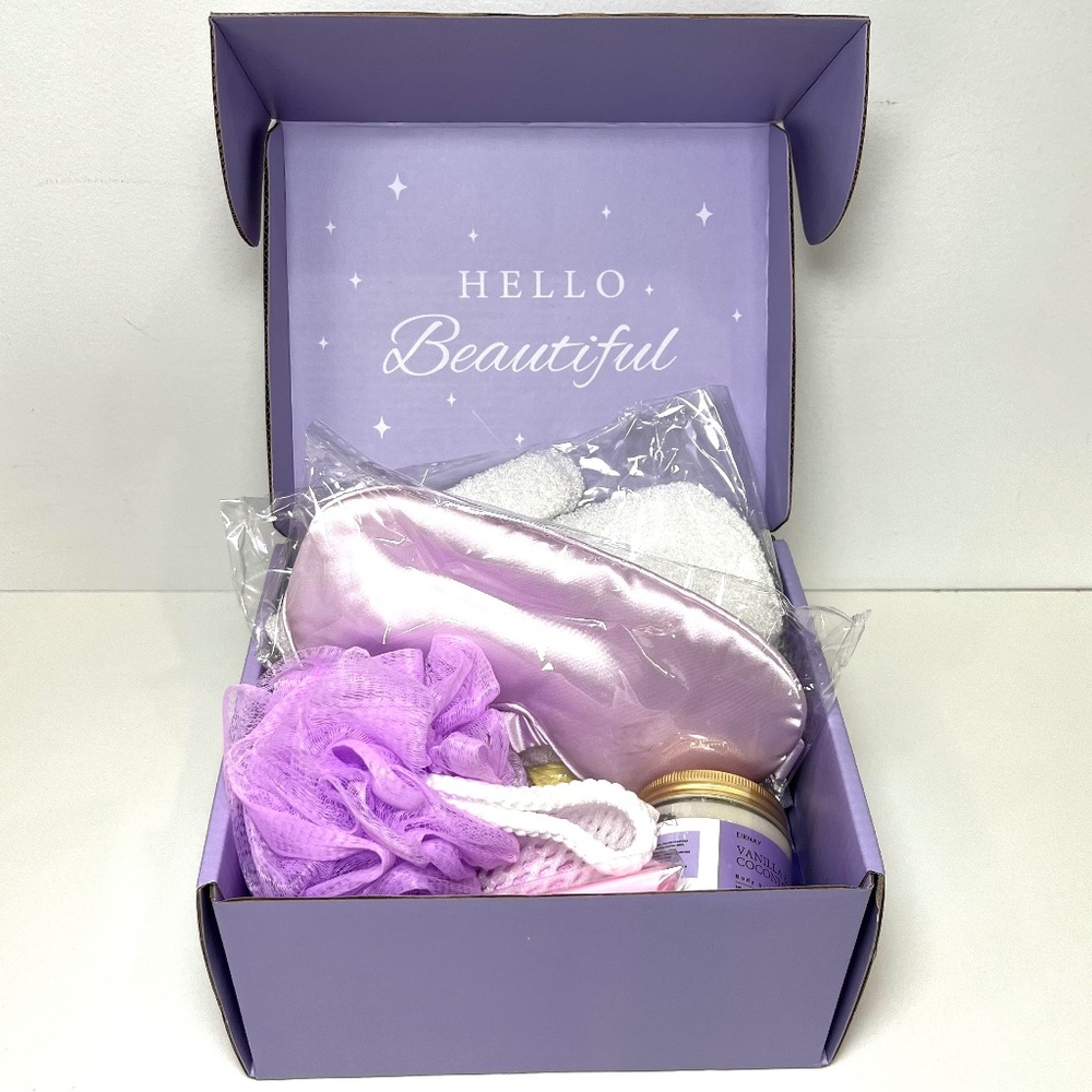 Lavender Spa Gift Set Bath, Body, Facial Set Huge 21 Pieces NEW - Picture 4 of 4